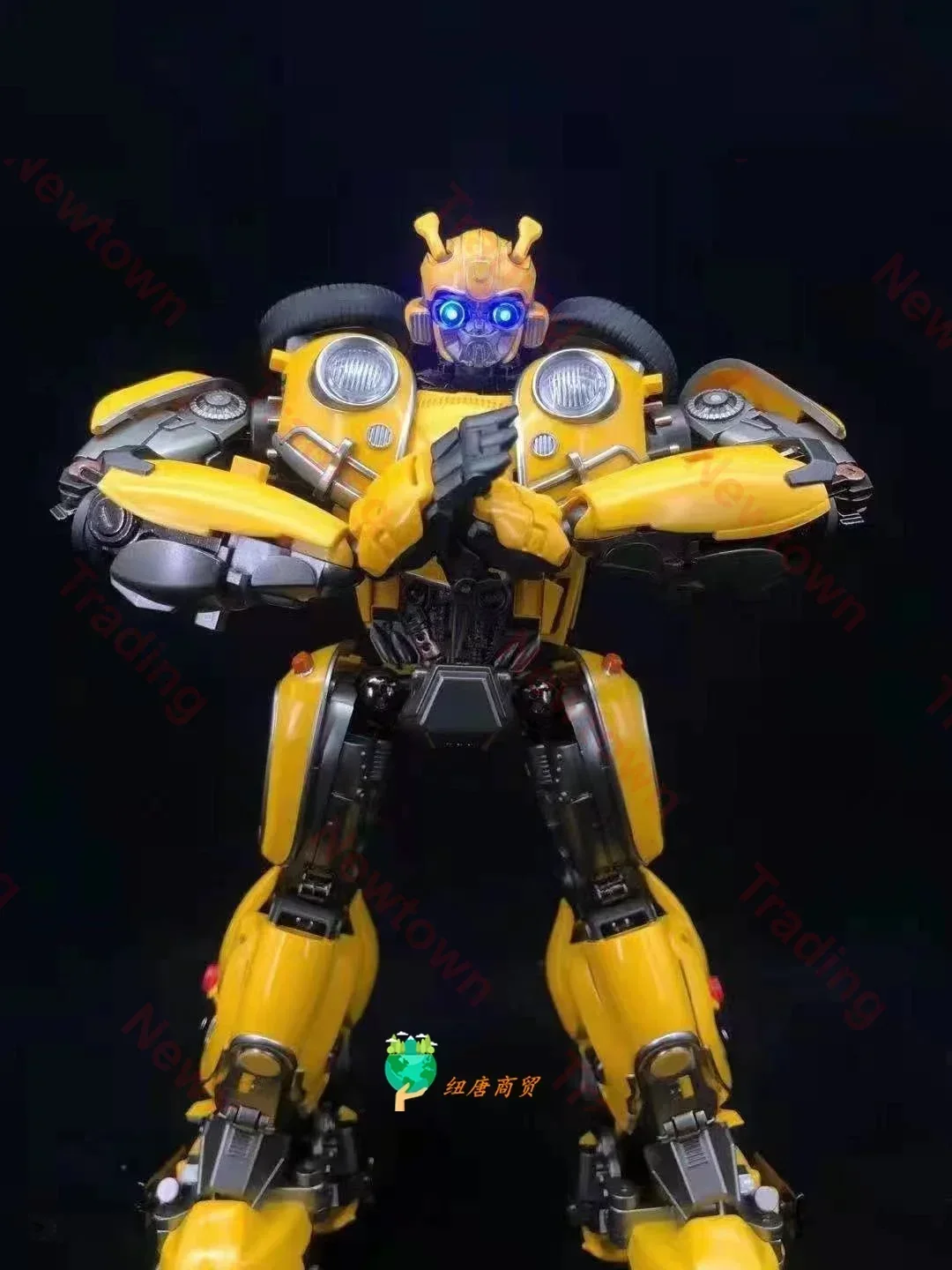 التحول CE-01 CE01 CE-04 CE04 T3 نحلة بيتل جايدن أوتوبوت KO TC02 الجندي النحل مزدوج الرأس النقش مع أضواء