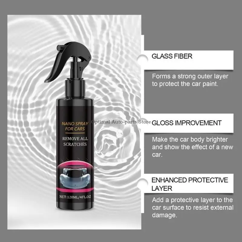 Hydrophobic Car Paint Protective Sprayed For Glass Headlight Anti Scratch Oxidation Resistance Quick Application - Image 2