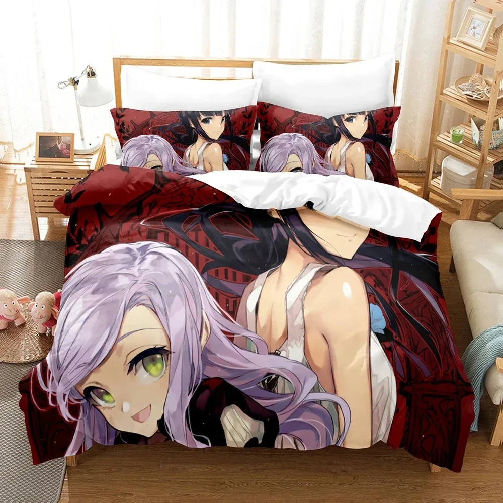 Death March to the Parallel World Rhapsody Bedding Set Single Twin Full Queen King Size Bed Set Aldult Bedroom Duvetcover Sets 3