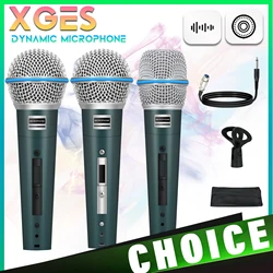 BT58 BT57 Supercardioid Dynamic Microphone For Stage Singing Professional Wired Microphone for Karaoke BBOX Recording Vocal