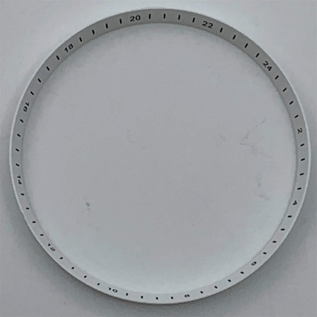 30mm*28.5mm*2.4mm Chapter Ring Two-color GMT/ Monochrome chapter ring for 40mm watch case Replace the hard plastic inner ring