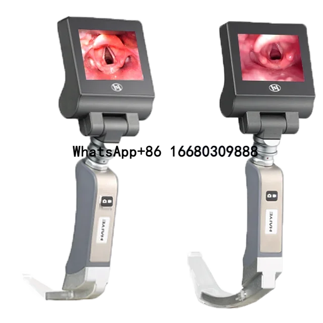 

Medical Equipment Portable Disposable Video Laryngoscope with 3 blades Hospital ENT electronical endoscope