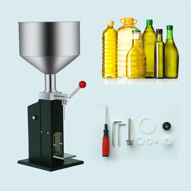 High Speed A03 Manual Small Volume Piston Essential Oil Cosmetic Liquid Filling Machine 50ml 100ml