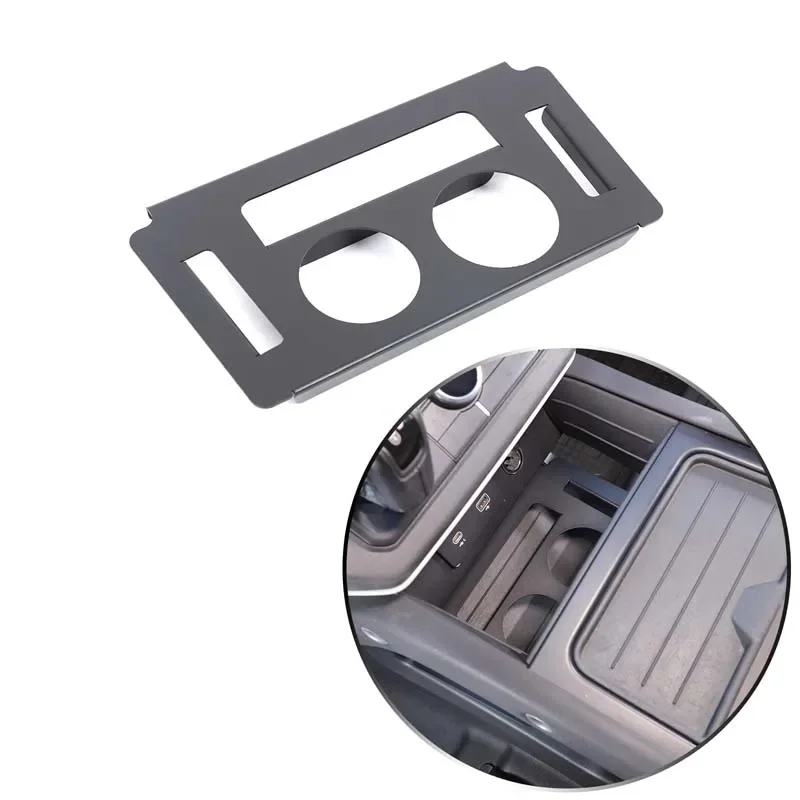 

For Land Rover Defender 2020+ model center console lower water cup holder lower water cup holder accessories Aluminum alloy