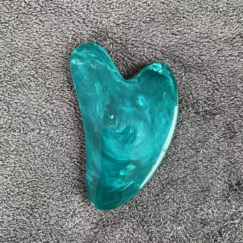 Resin, Beeswax, Heart-shaped Scraping and Beauty Salon, Facial Scraping Tablets, Whole Body Stretching Scraping Tablets Set
