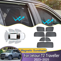 Car Mesh Sunshade For Jetour T2 Traveller 2023 2024 2025 Shanhai T2 Magnetic Privacy Curtain Window Shade Visor Auto Accessories