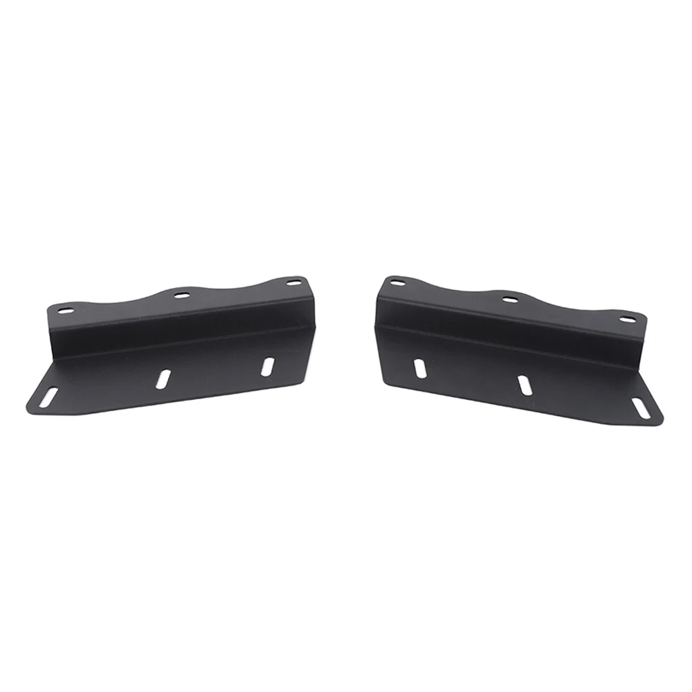 2-Pack Car Front Hood LED Spotlights Holder Stand Mount Bracket Cover for Ford Bronco 2021 2022 2023 Exterior Accessories Black