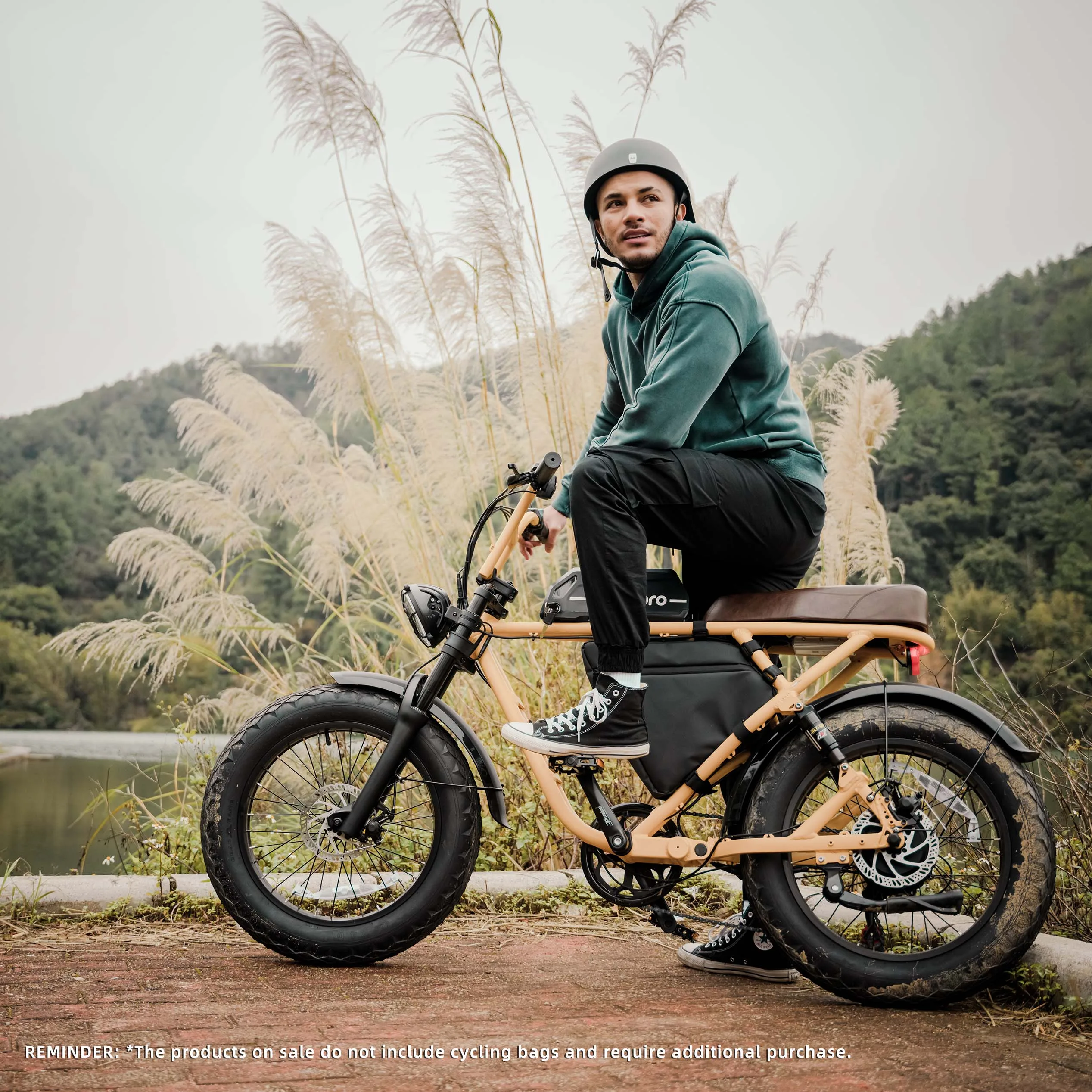 

Электровелосипед Mootoro R1 Retro с толстыми шинами 20*4.0, высокоскоростной электрический мотоцикл для горной местности