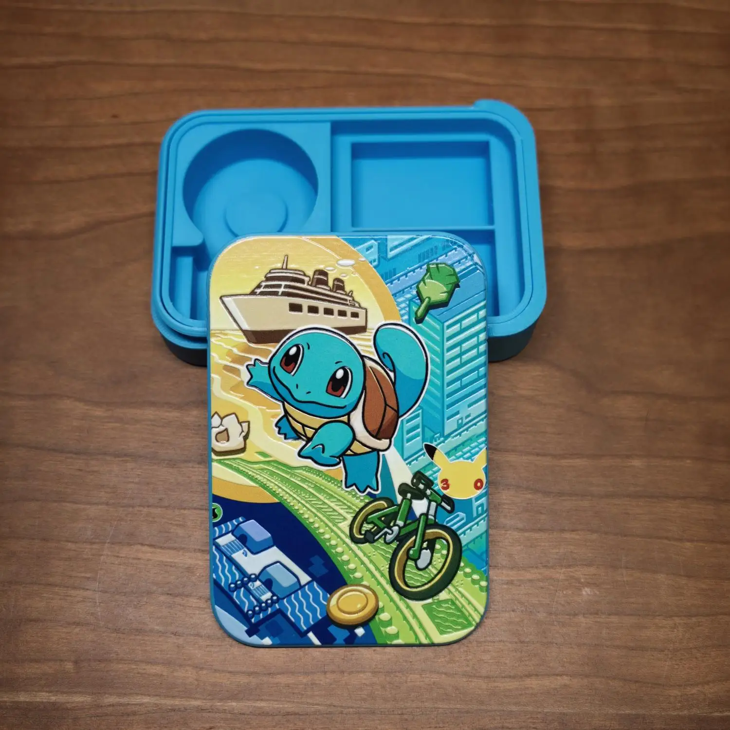 Diy Self Made Cartoon Squirtle 3D Printed Damage Counter Card Storage Box Charmander 3D Printed Card Storage Box Gift Toy