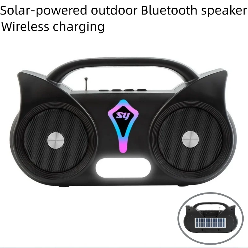 sy-306-ソーラーbluetoothスピーカー-屋外ワイヤレスfmラジオ-ソーラー充電式-便利なワイヤレススピーカー-子供のクリスマスプレゼント