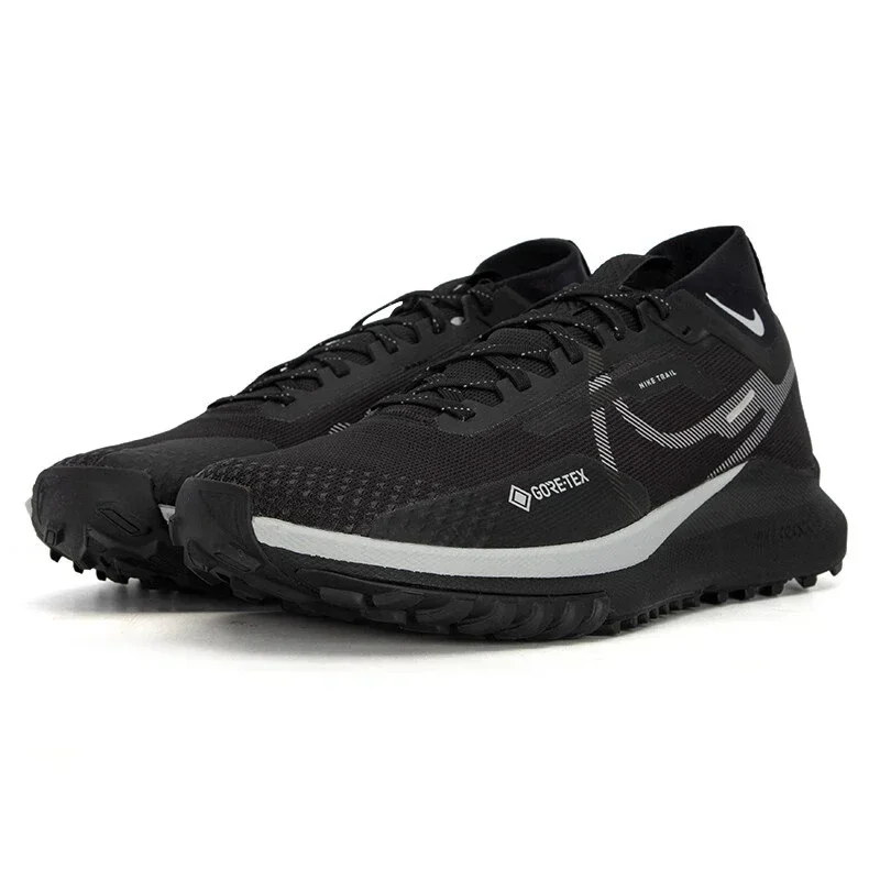 Nike React Pegasus Trail 4 Gore-Tex Black Wolf Grey Loopschoenen voor heren Comfortabele outdoor atletische sneakers Heren DJ7926-001