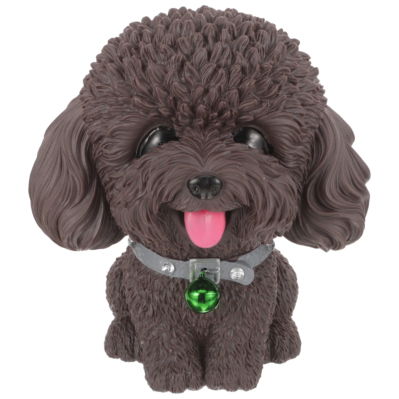 Tirelire en vinyle incassable pour chien, grande capacité, boîte à monnaie, décor de chiot pour enfants, tirelire pour chien, joli pot de pièces de monnaie