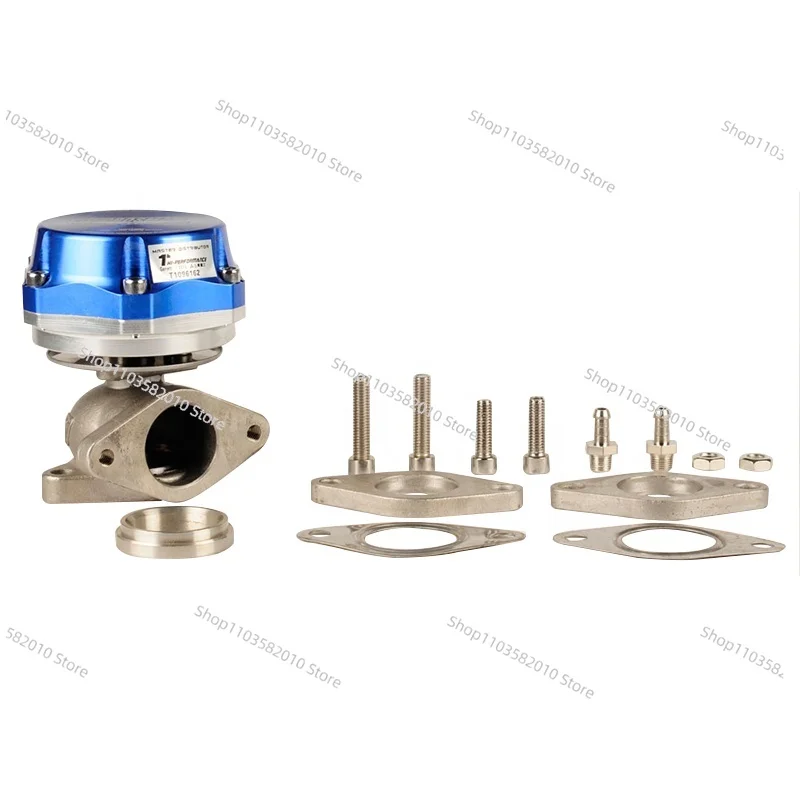 38mm auto External Turbo Exhaust Manifold Wastegate with Dump Ring Billet Car Modification Parts 14PSI WG-005-BL