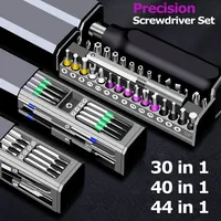 Screwdriver Set Precision Magnetic Screw Driver Bits 30/40/44 in 1 Mini Repair Tool for Home Appliances Phone Watches Repair
