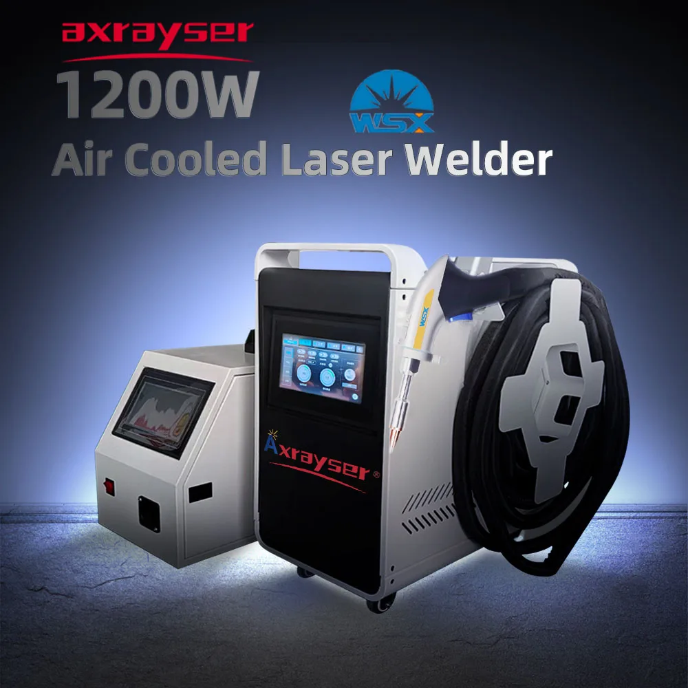 

Лазерный сварочный аппарат 4-в-1, 1200 Вт, компактный, с воздушным охлаждением, с сварочной головкой WSX для удаления ржавчины с металла