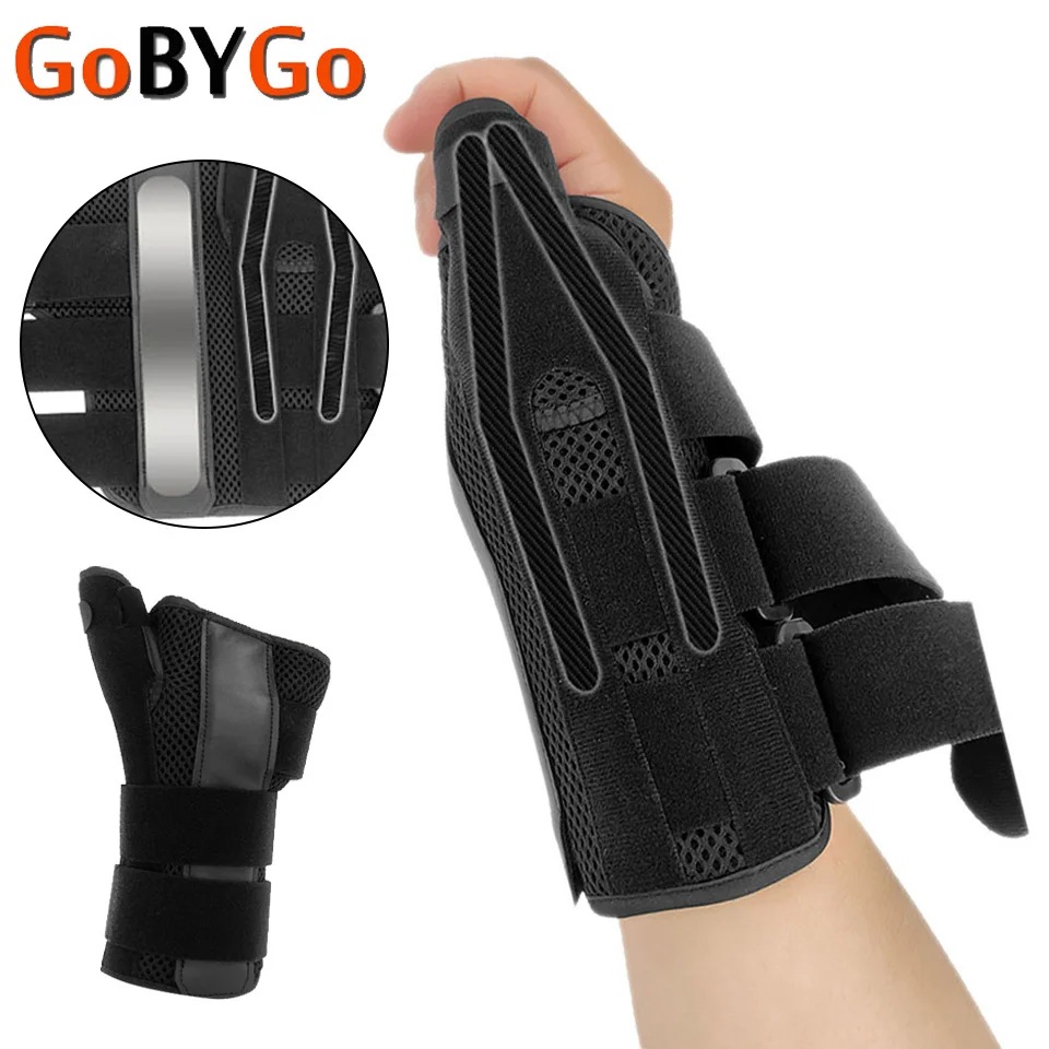 

1Pcs Adjustable Wrist Support with Splints for Relief Injuries Pain Sprain Men and Women Wrist Brace for Carpal Tunnel Relief