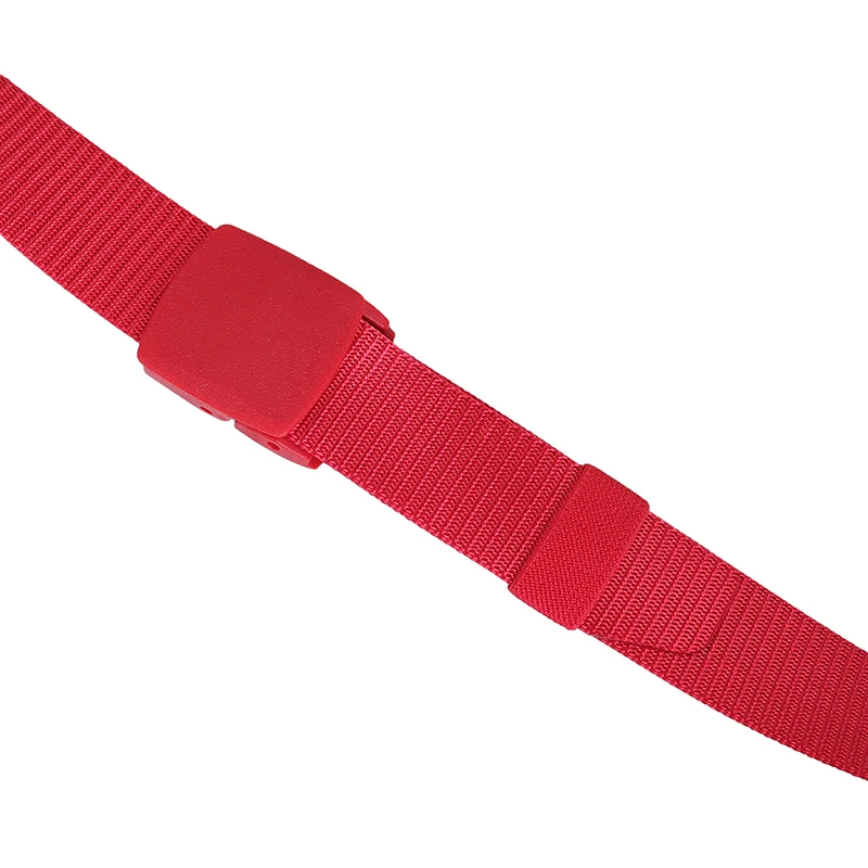 Ceinture tactique en plastique écologique pour homme, 38mm, toile militaire ajustable, sangle nouée, bricolage, boucle de Cowboy décontractée multicolore, nouvelle collection