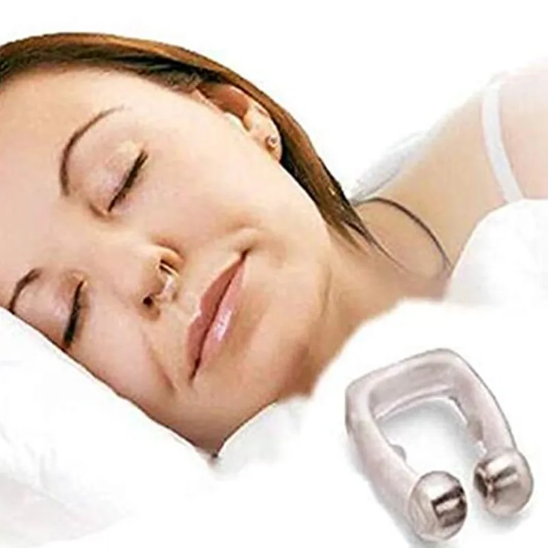 New Silicone Gel  Powerful Magnetic  Rest  Anti Snore Snoring Nasal Stopper Therapy Sleep Aid Device  Bruxismo Cpap Machine