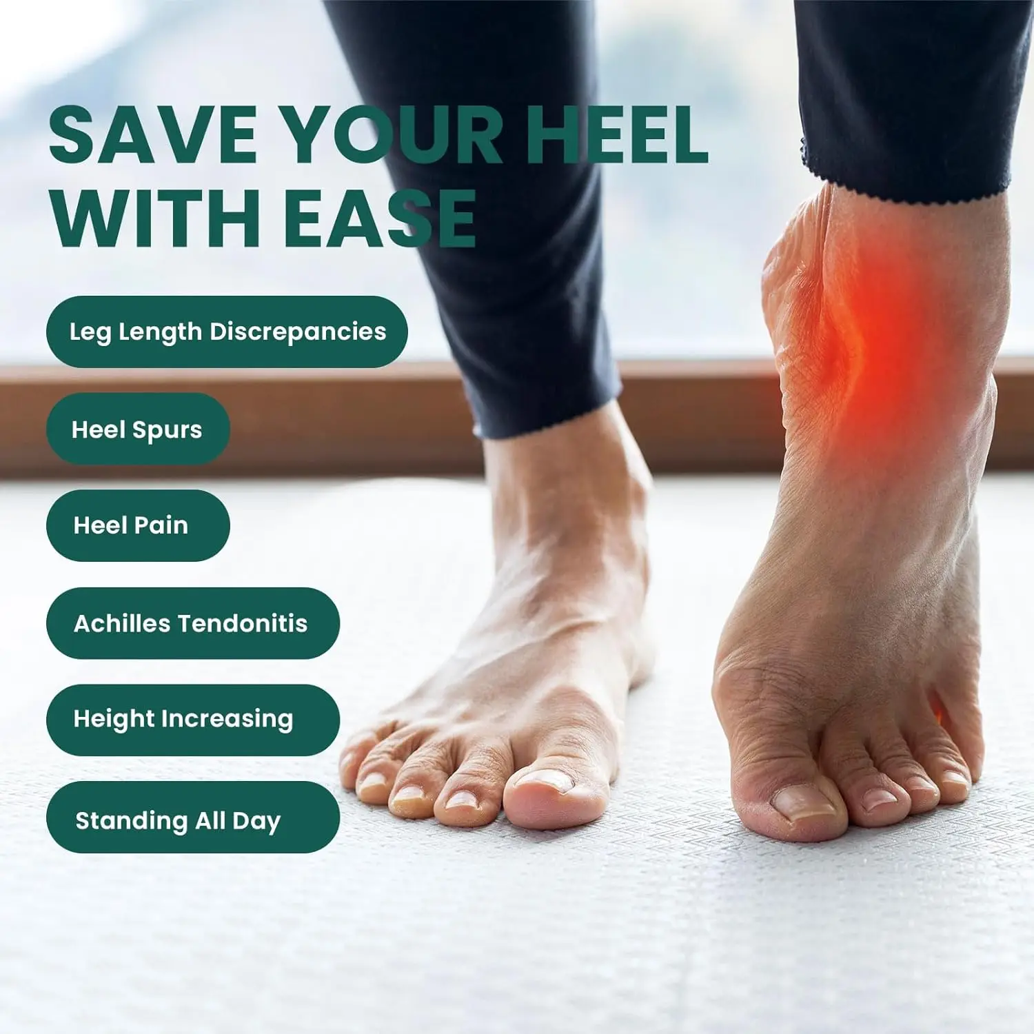 3 サイズの身長増加インソール 4 層目に見えない高さクッション靴インサート可変高さインソール調節可能なカットフットパッド