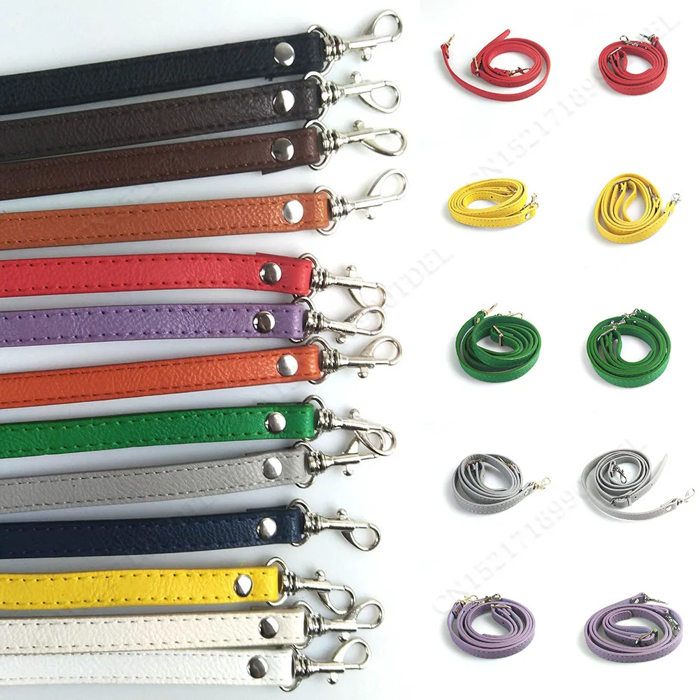 

New 120cm Long PU Leather Shoulder Bag Strap Bag Handles DIY Replacement Purse Handle for Handbag Belts Strap Bag Accessories