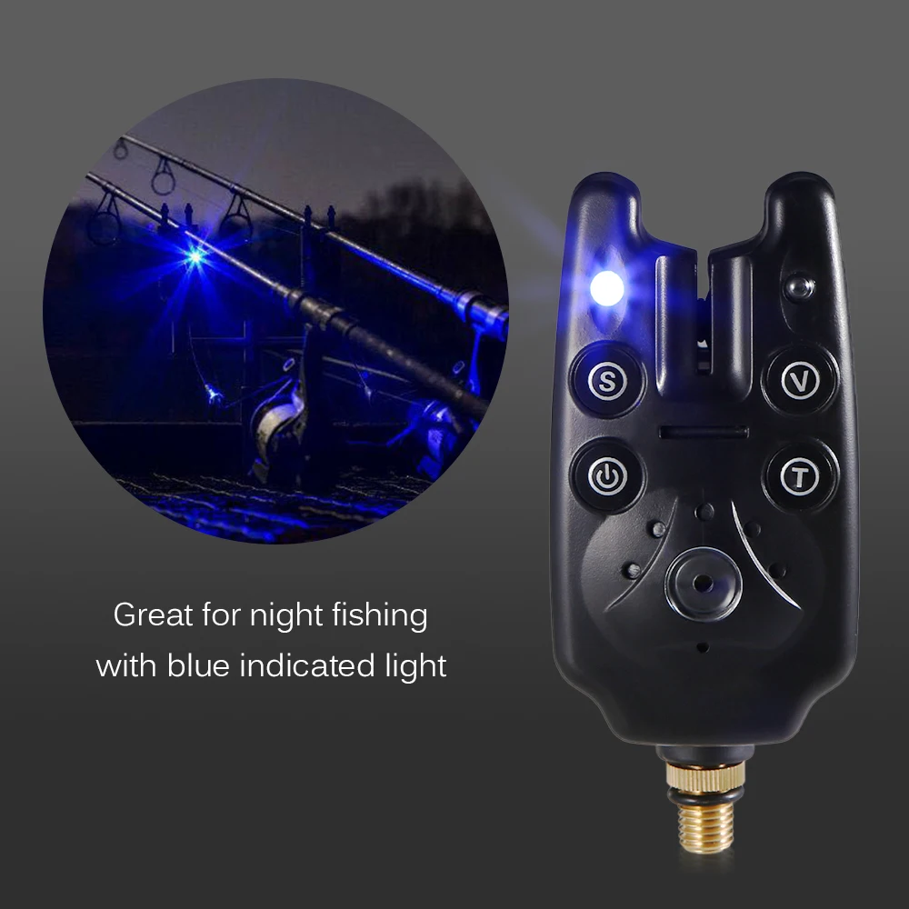 

Комплект сигнализации для рыбалки, беспроводной светодиодный комплект сигнализаторов поклевки, простой в использовании, новый, высококачественный, прочный, принадлежности для ночной рыбалки