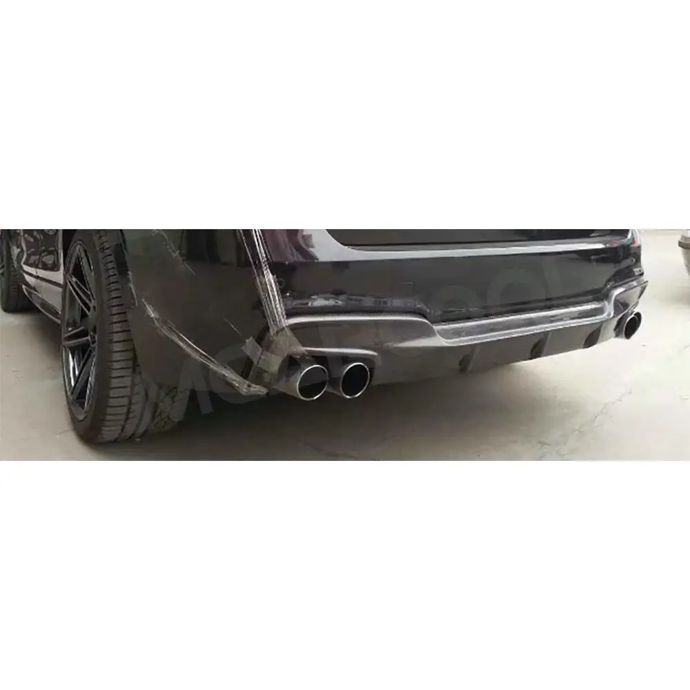 Voor BMW X3 F25 M Sport 2014-2017 Koolstofvezel Diffuser Bumper Lip Bodykits Vlag Spoiler Splitter Bescherm cover Accessoires