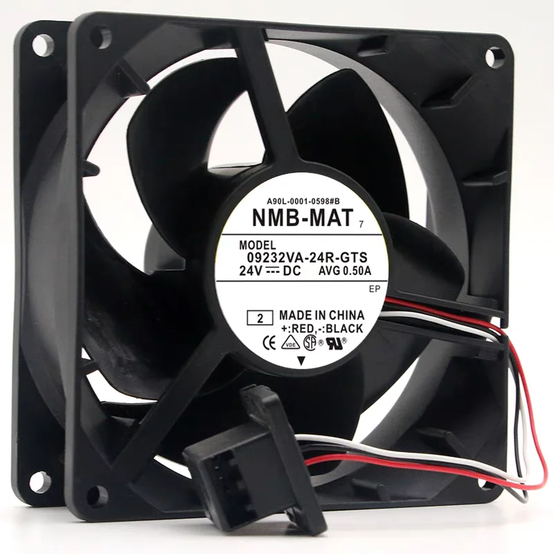 NEW ORIGINAL A90L-0001-0598#B 09232VA-24R-GTS 24VDC 0.50A 9032 90x90x32mm COOLING FAN RADIATOR
