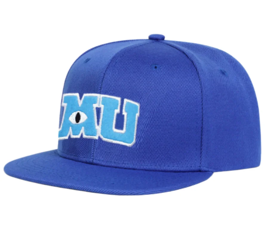 Neue Big Eye Cap Monster University MU Anime Unisex Baseballkappe für Erwachsene Comic Outdoor Big Eye Stickerei Baumwolle Snapback Hut Geschenk – Detail 3
