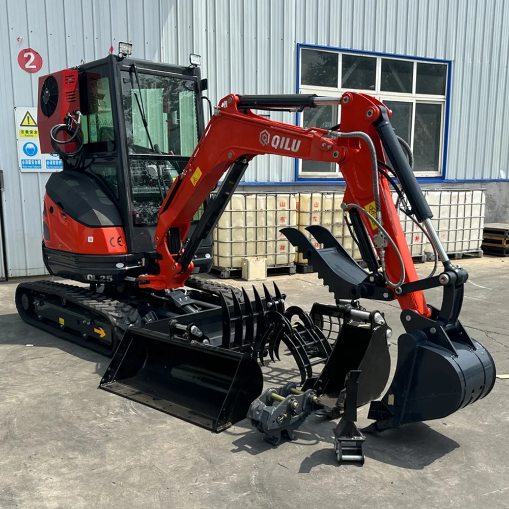 Free shipping EPA/EURO 5 Cheap Price Mini Crawler Excavator Small digger kubota engine new bagger 2.5ton 3.5ton Mini Excavator