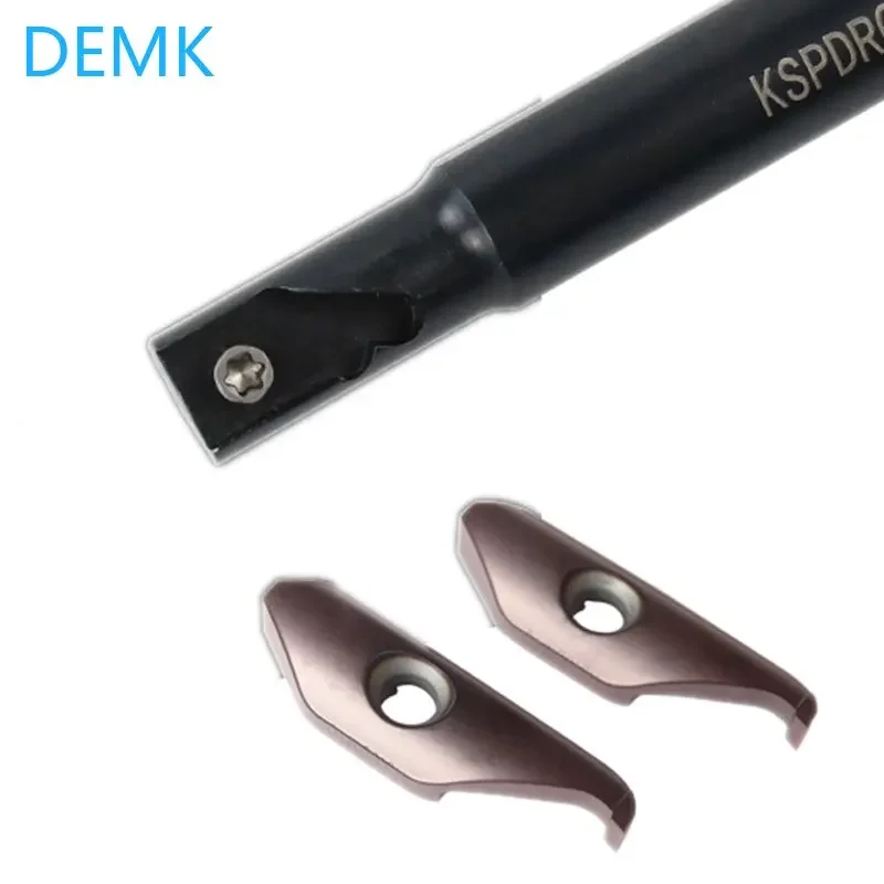 Imagem -04 - Kspdr Small Inner Hole End Face Grooving Cutter Bar Liga de Aço de Tungstênio Grande Profundidade de Corte Spdr Spdr200dm10 Torno Cnc