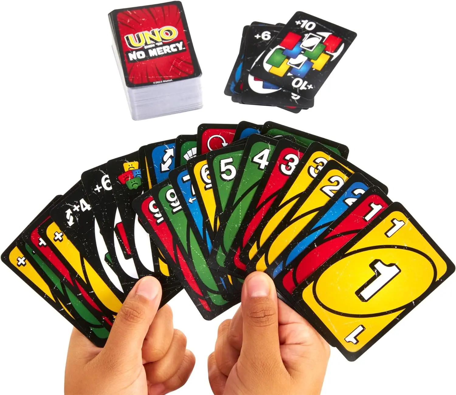 Mattel Games UNO Emoji Card Game, Gifts for Kids and Adults, Family Game, Hilarious Emojis