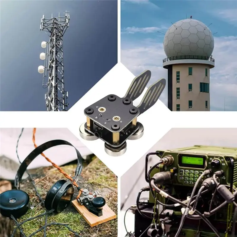 dt23-shortwave-radio-cw-key-automatic-key-trainer-double-paddle-telegraph-key-pcb-with-usb-port-morse-code-practice-tool