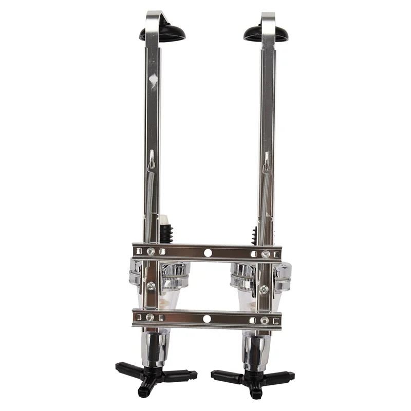 

ABDJ-3X 2 Bottles Wine Alcohol Shot Dispenser Pourer Rack Liquor Drinks Wall Bar Mounted