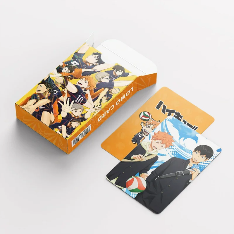 92Pcs Haikyuu!! Anime Double Sided Lomo Cards with Stickers Set - HD Character Printing Photo Cards Fans Collection Gift