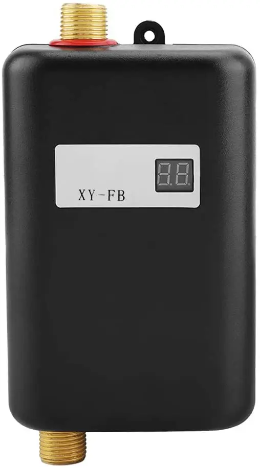 Water Heater 3KW Mini Electric Tankless Instant Warm Water Heater With LCD Display For Home Kitchen Washing US Plug 110V