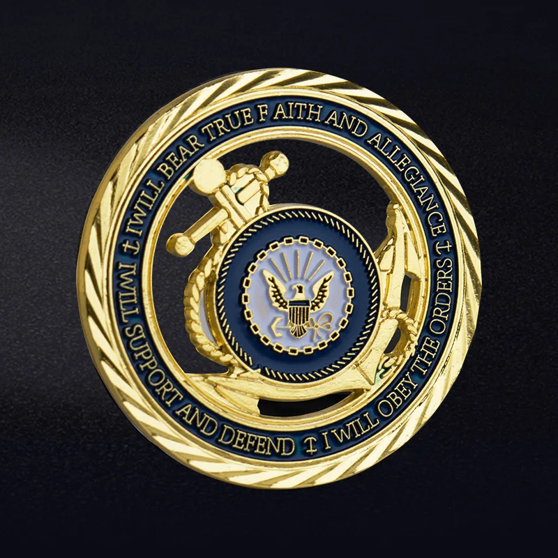 United States Navy Challenge Coin USN Commemorative Coins Department of Navy Souvenirs and Gifts