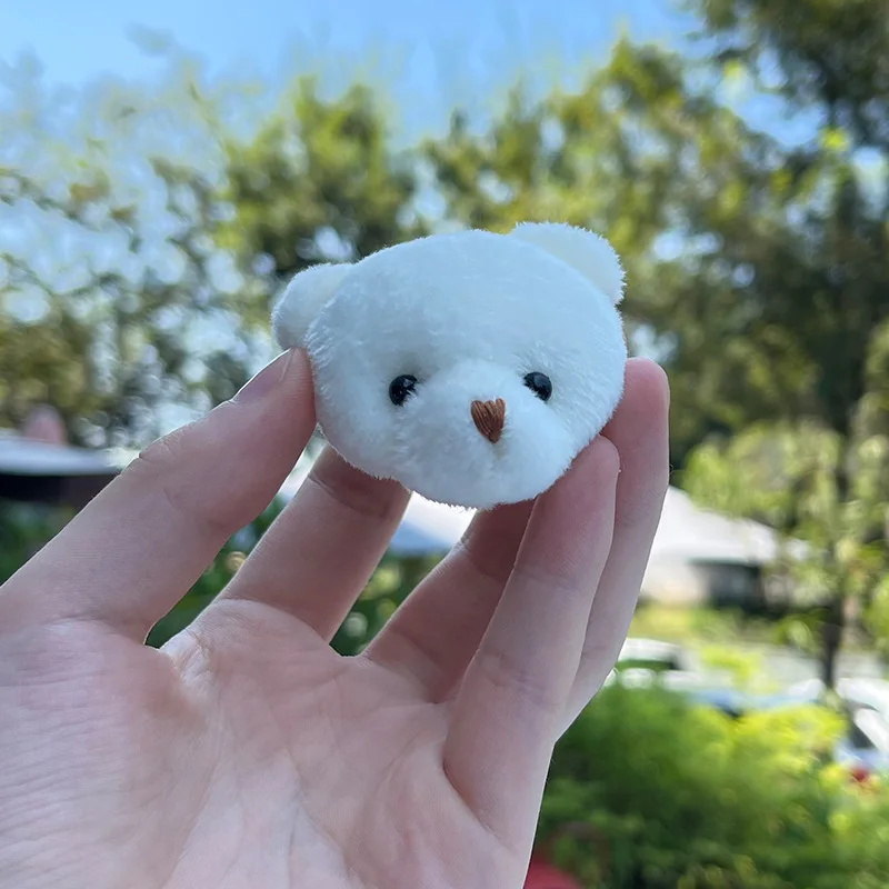 6-11 سنتيمتر كاواي دمية دب أفخم المفاتيح لطيف مصغرة الحيوانات الصغيرة أفخم محشوة دمية ظهره تزيين مُثبت الفتيات الهدايا
