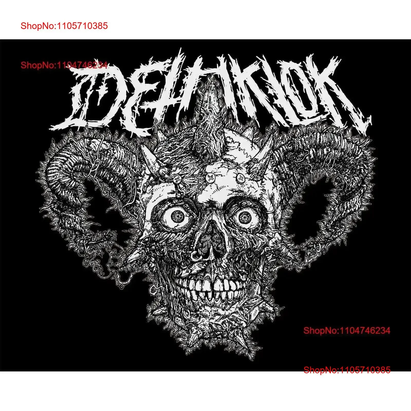 Vtg Dethklok Band Black Color T Shirt For Fan vintage Washed Comfortable streetwear Stretched Breathable Stylish Casual homme