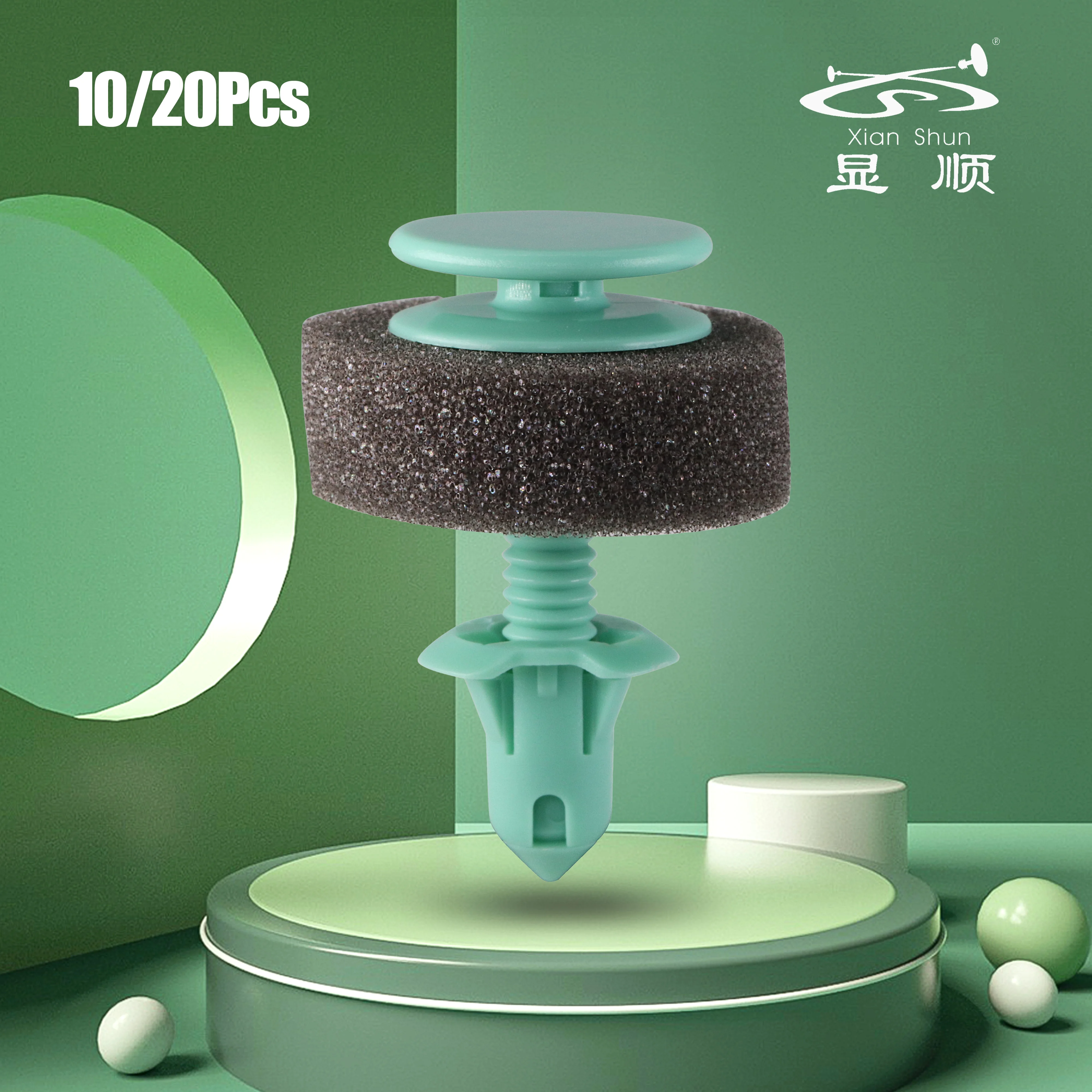 

10/20Pcs Green POM Door Panel Interior Replacement Parts Car Fastening Clips Car Accessories For GM 25707329