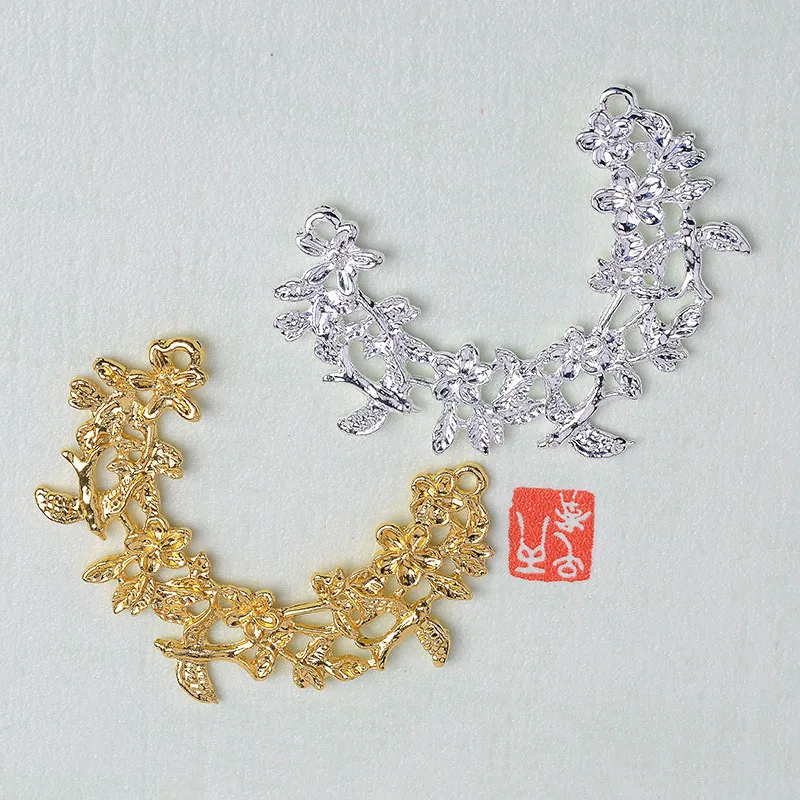 

100 pieces set antique series hot-selling antique bridal headgear hair accessories walking jewelry curved leaves