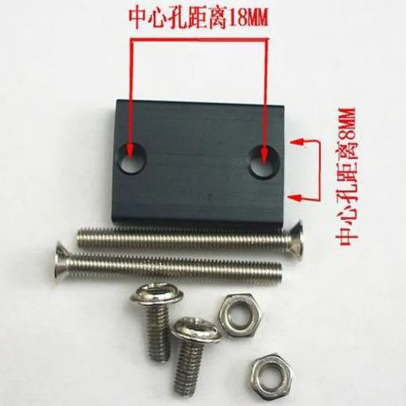 TT Mounting Bracket Set for Motor Fastening Connector Module Sensor 20/Set Industrial Strength Black Plastic Hardware