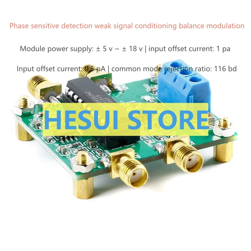 

AD630 phase-locked amplifier module phase sensitive detection/weak signal conditioning/balance modulation