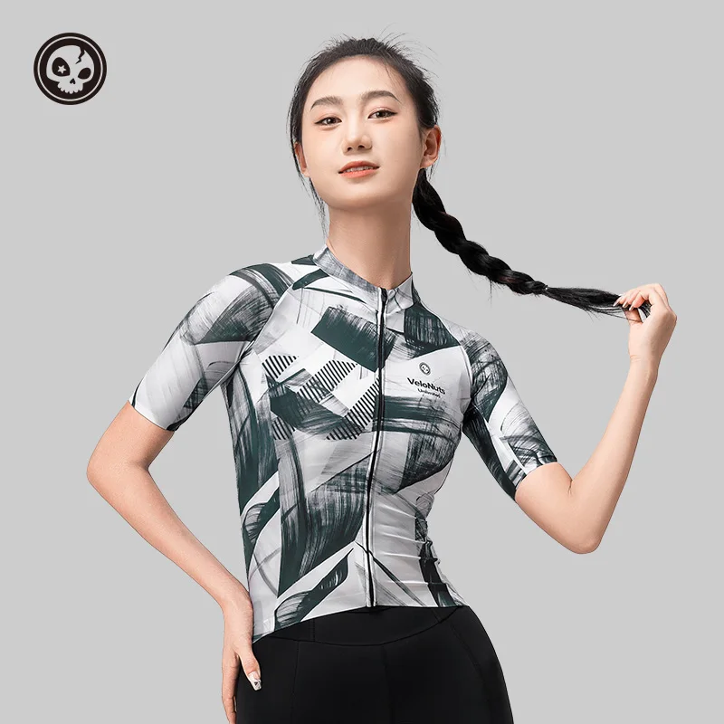 

Velonuts Cycling Jersey Womens Road MTB Summer Bike Shirt Downhill Jersey Thin Breathable Quick Drying Short Sleeved Clothing