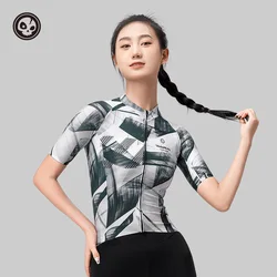 Velonuts Cycling Jersey Womens Road MTB Summer Bike Shirt Downhill Jersey Thin Breathable Quick Drying Short Sleeved Clothing