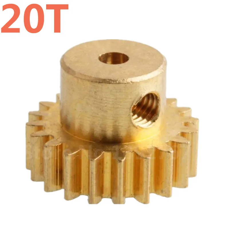 

28014 Motor Gear Metal Brass Pinion 20T HSP Parts For 1/16th RC Car