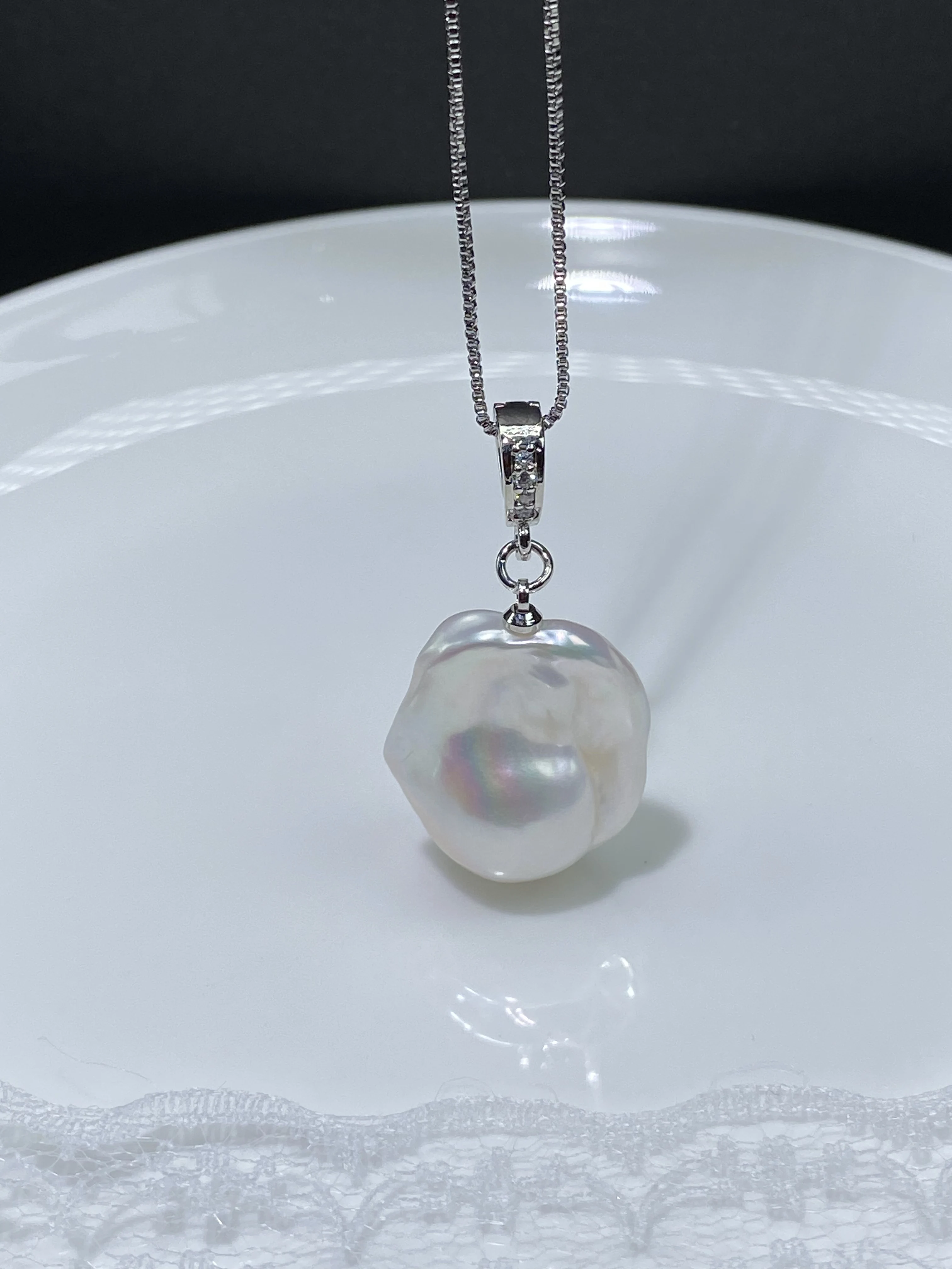 

5A High Quality Natural Baroque Freshwater Pearl Irregular Shape Pearl DIY Pendant
