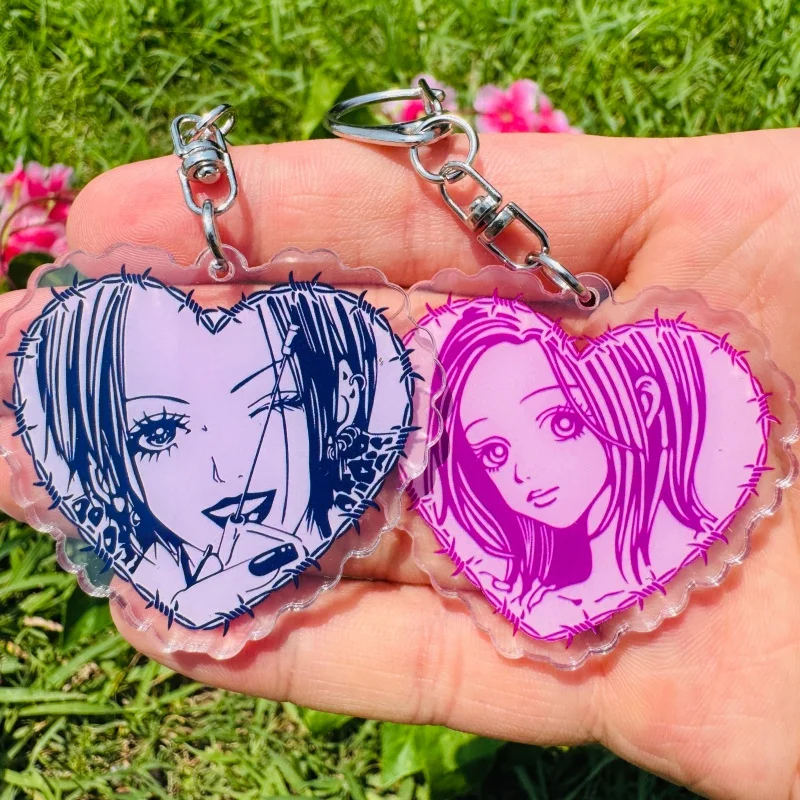 NANA Oosaki Nana Komatsu Nana Cosplay Anime Game Accessories Badge Keychain Game Key Chain Pendant Cartoon Gifts view 4