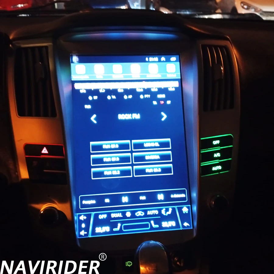 For Toyota Harrier Android 12.1inch For Lexus RX300 RX330 RX350 RX400 Screen GPS Carplay Car Radio Multimedia Player Navigation