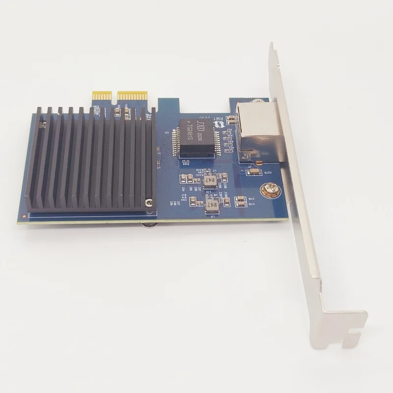 Realtek8127(PXE) 다중 기가비트 네트워크 속도용 1 포트 PCIe 10G 이더넷 네트워크 카드 10G NIC PCIe4.0-1X 10G RJ45 Lan 카드