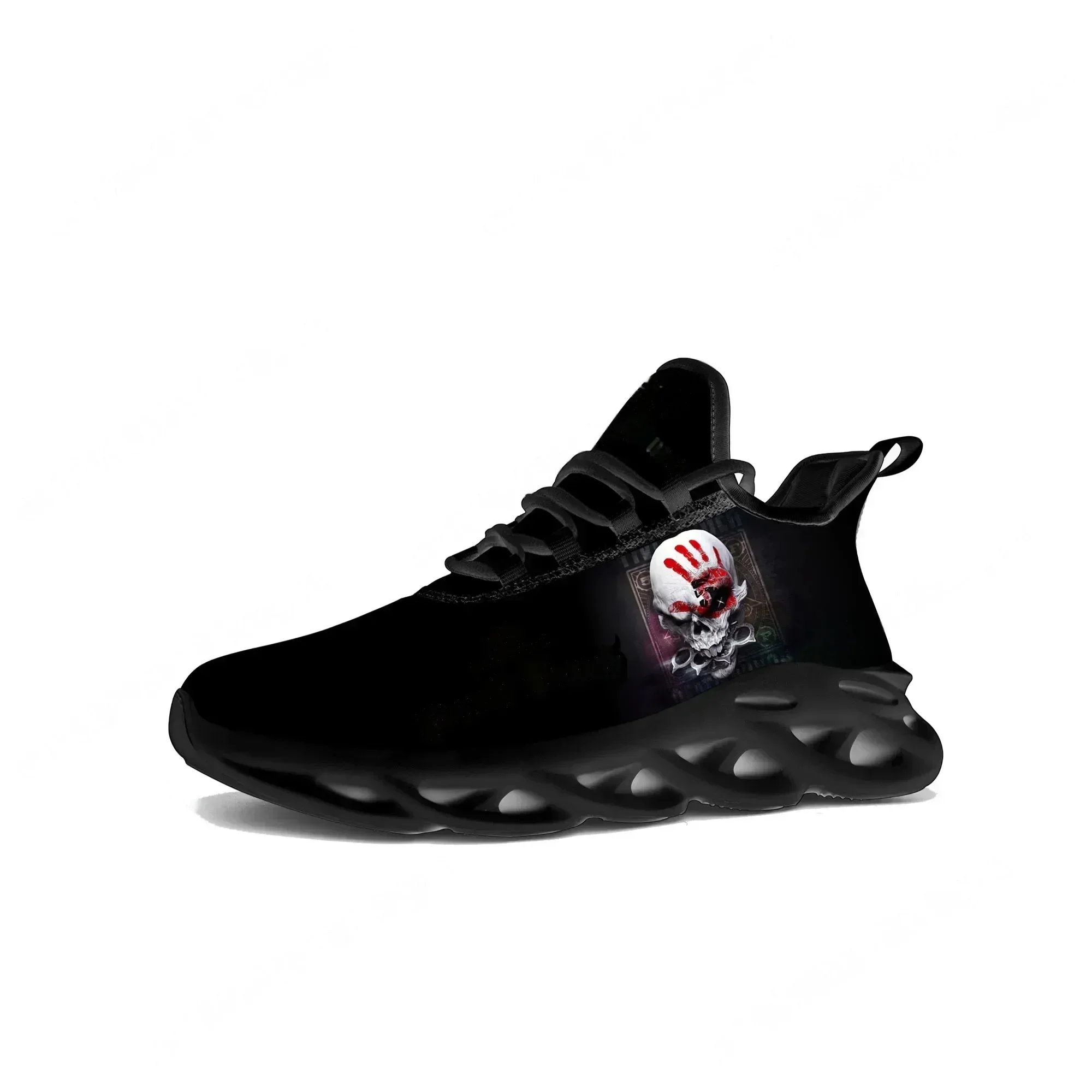 

Hot Five Finger Death Punch Flats Sneakers Mens Womens Custom Made Sports Running Shoes High Quality Sneaker Rock Band Shoe